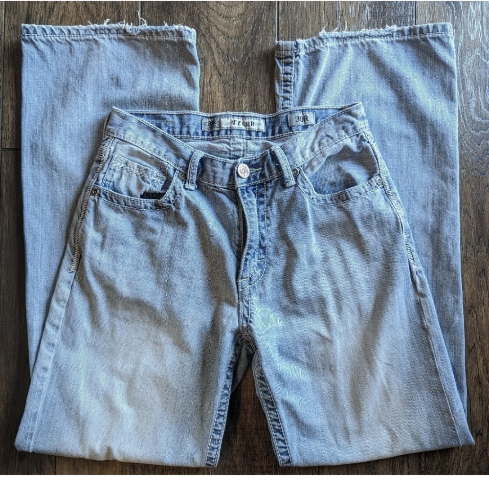 Buckle BKE Denim Stretch 30R Men's Tyler Straight Leg Jeans 100% Cotton 31" Leg.